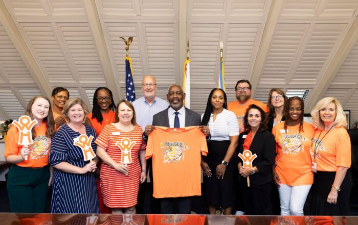 HWO Team with Mayor